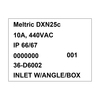 Meltric 36-D6002 INLET/ANGLE ADAPTER/BOX 30 DEGREE 36-D6002